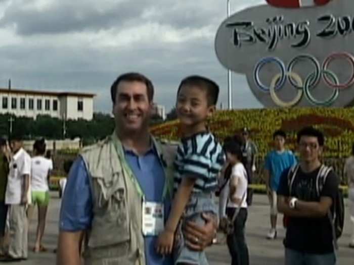 THEN: Afghanistan war veteran Rob Riggle joined "The Daily Show" in 2006 after a brief stint on "Saturday Night Live." In 2008, "The Daily Show" sent him to China to report on the Beijing Olympics.