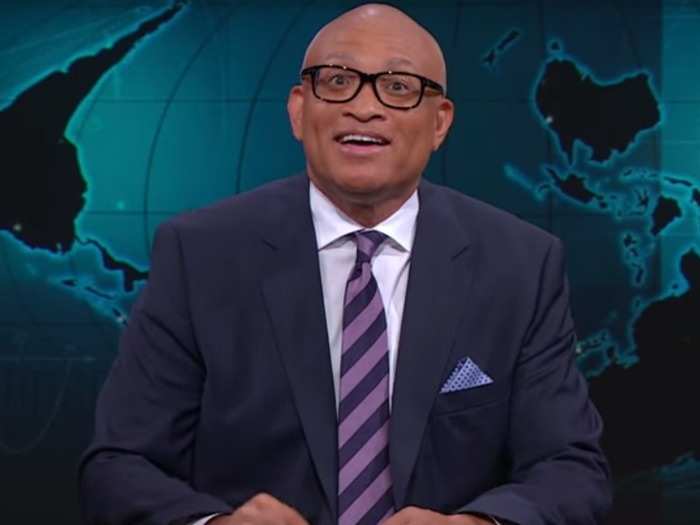 NOW: Wilmore took in the near impossible task of filling in Stephen Colbert