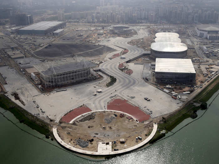 Brazil claims the Park is 82% complete, but some venues are more finished than others...