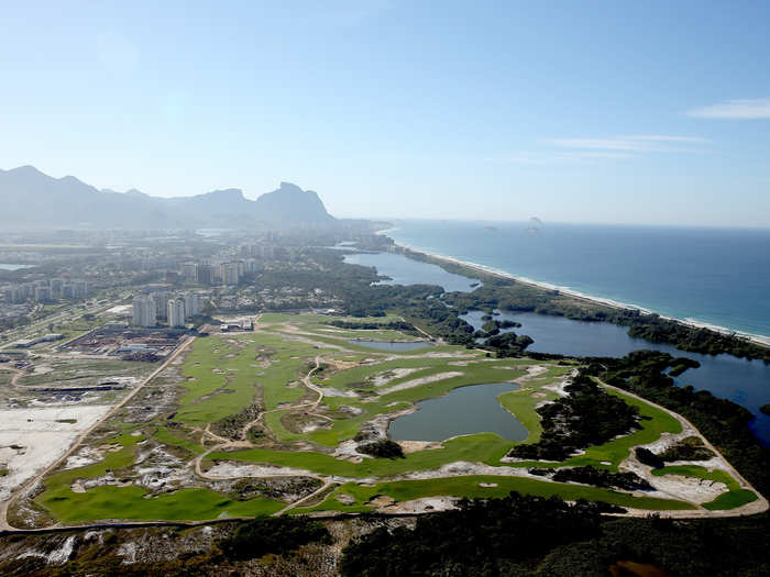 The new Olympic golf course in the Barra Cluster is the most controversial venue of Rio 2016.