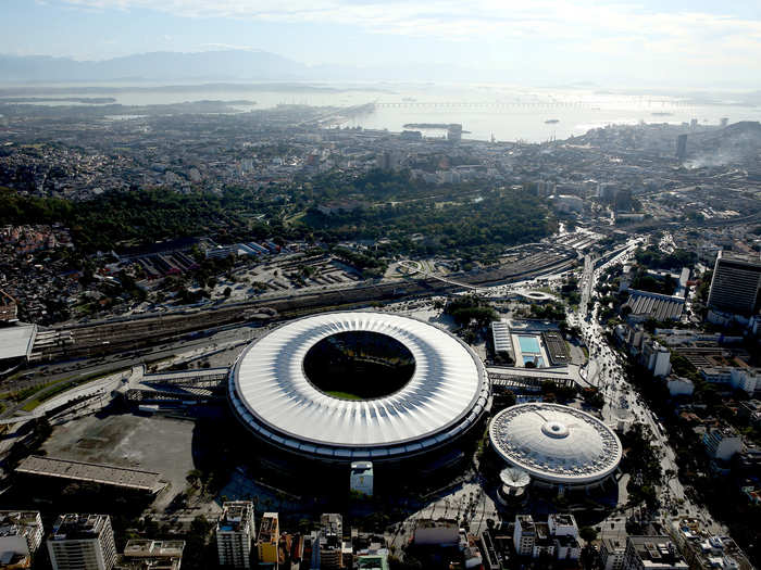 East of the Barra Cluster, the Opening Ceremony will be held at the Maracana.