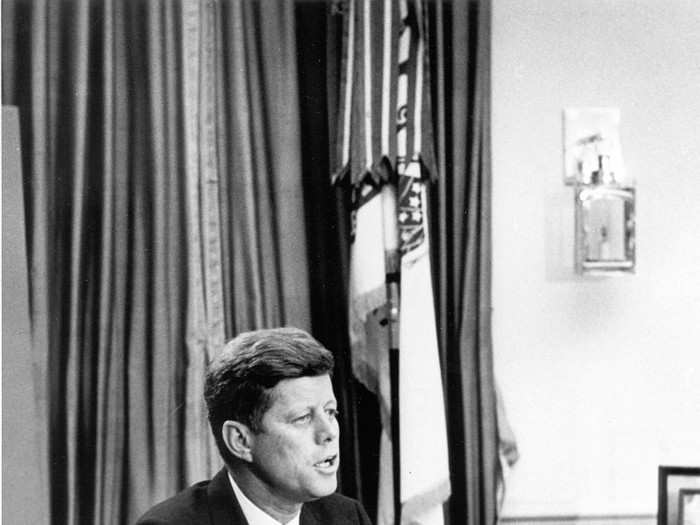 In June 1963 President John F. Kennedy issued a civil rights speech that contained the origins of the Civil Rights Act. In it, he called for equal access to public areas for all people, regardless of race.