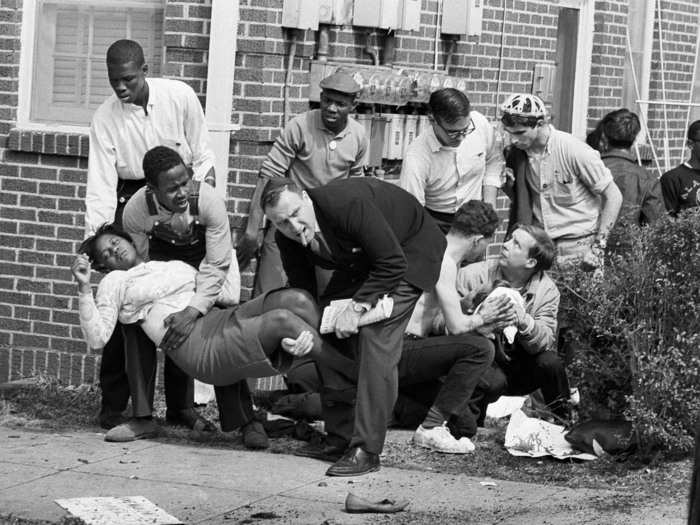 The march became known as Bloody Sunday, as police attacked unarmed marchers, and murdered civil rights activist James Reeb.