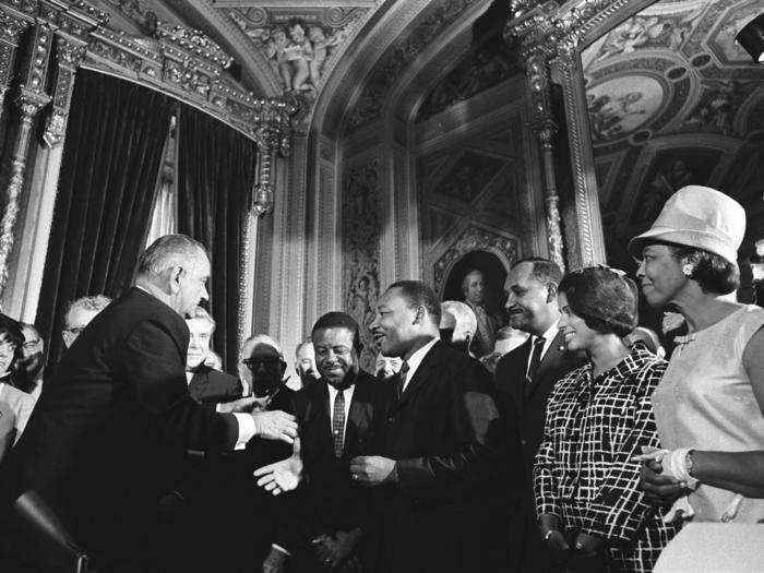 The Voting Rights Act was introduced in Congress in March and signed into law on August 6, 1965.