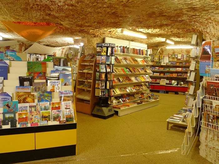 And if you feel like reading, there is even an entire underground bookstore.