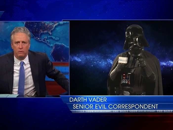 Darth Vader wanted payback for all those Dick Cheney comparisons.