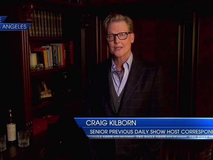 The host of "The Daily Show" before Stewart, Craig Kilborn.