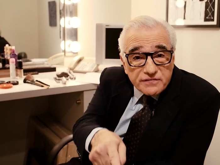 During a "Goodfells"-like single shot through the entire "Daily Show" production, we found Martin Scorsese.