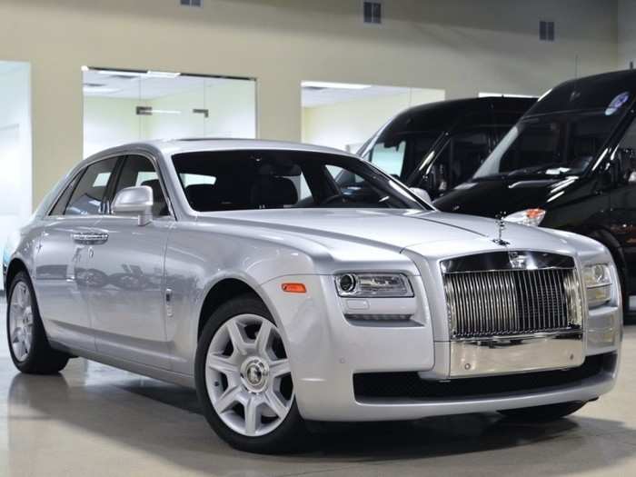 13. The only Rolls-Royce that Fusion has listed is a silver 2014 Ghost model.