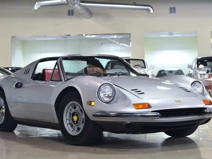 5. This $359,000 1973 Ferrari Dino was built in honor of Enzo Ferrari