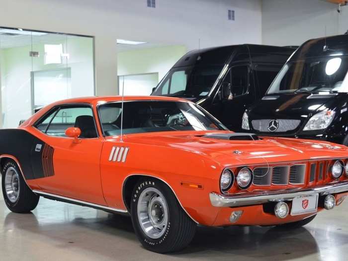 4. An orange 1971 Plymouth Cuda can be purchased for approximately $529,000.