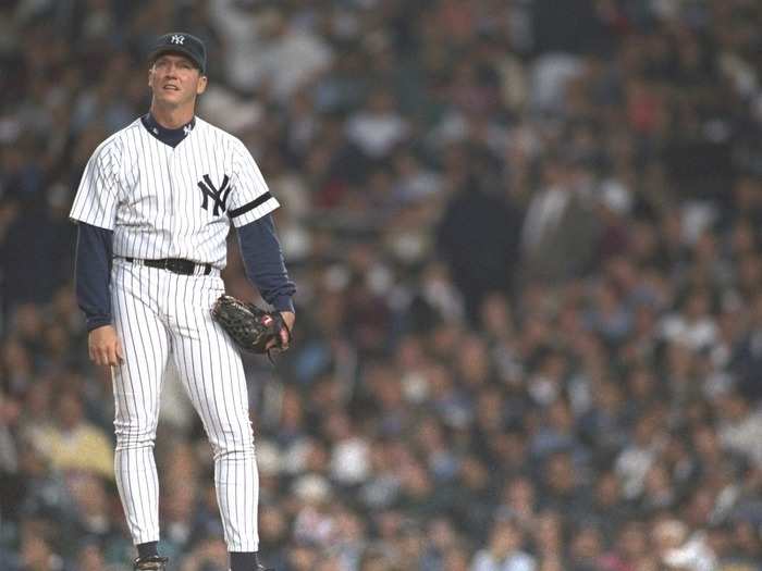 David Cone was acquired by the Yankees in a trade during the 1995 season and re-signed with the team as a free agent following the season.