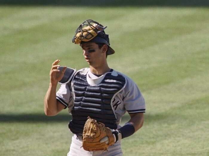 Jorge Posada played just eight games late in the year for the 1996 Yankees and was not on the postseason roster.