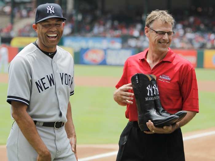 He was recently on hand to help celebrate the retirement of his former set-up man, Mariano Rivera.