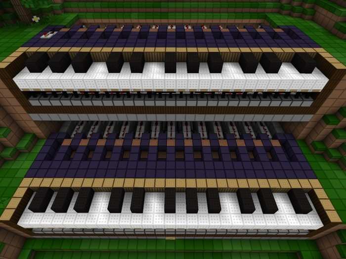 Sometimes "Minecraft" players just wanna jam, so one user created this playable piano within the game.