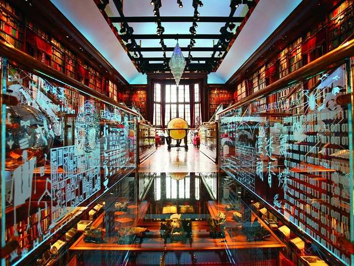 Boasting such artifacts as an original Russian Sputnick and a 1699 atlas that was the first to show the sun as the center of the universe, the Walker Library of the History of the Human Imagination is as much museum as it is library. The library — which is located in Jay Walker