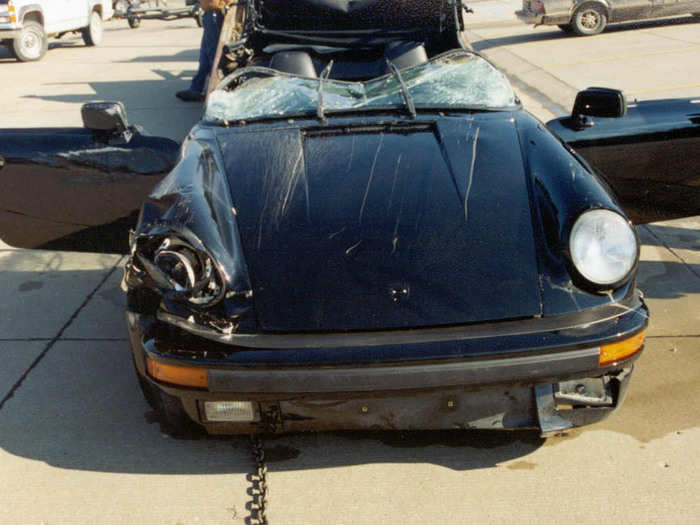 "After texting Michael to tell him that he had been caught red-handed, I grabbed a knife and went to town on his beloved Porsche, scratching it to shreds," she said in her book.