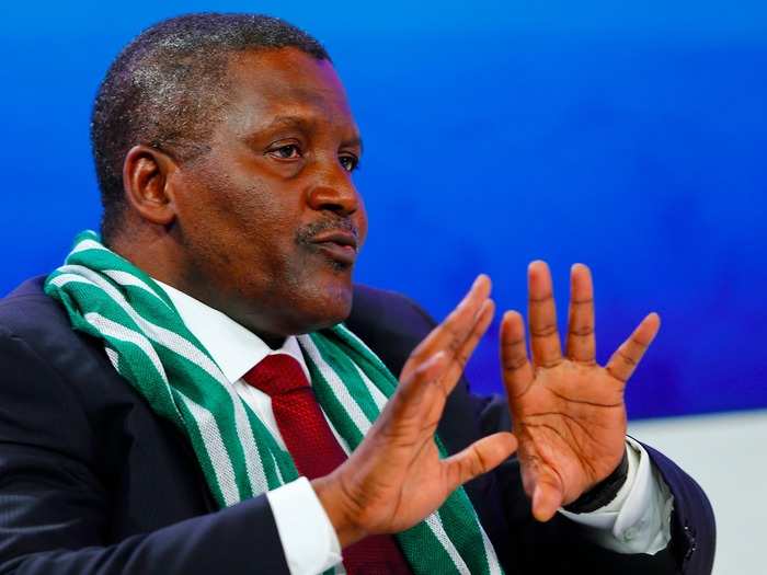 1. Aliko Dangote — Nigeria: $18.7 billion (+$8.6 billion) — Commodities mogul Dangote