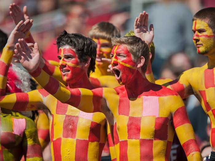 18. Florida State University — Students are drawn to FSU because of its spirit. A student body of 40,000 come together for football games every fall to cheer on the Seminoles.