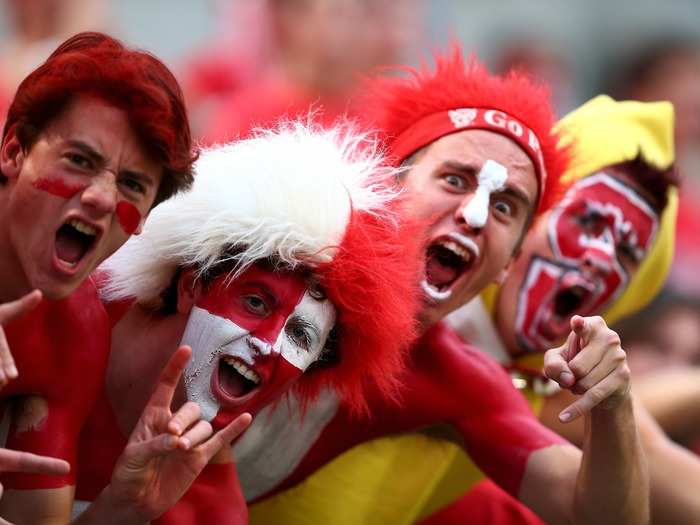 15. North Carolina State University — Tailgate culture is also a student favorite in the other Carolina. "Wolfpack pride" is evident and students say basketball and football games are obligatory at NC State.