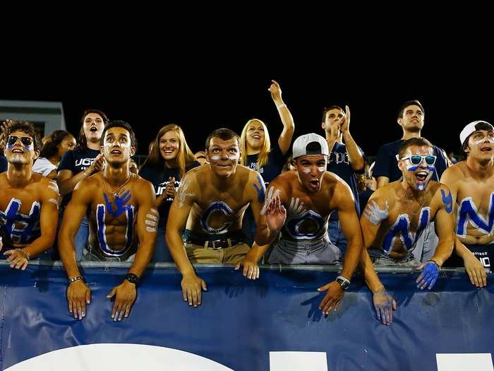 5. University of Connecticut — UConn pride runs deep. Students get rowdy at Huskies sporting events from football to soccer to both men and women