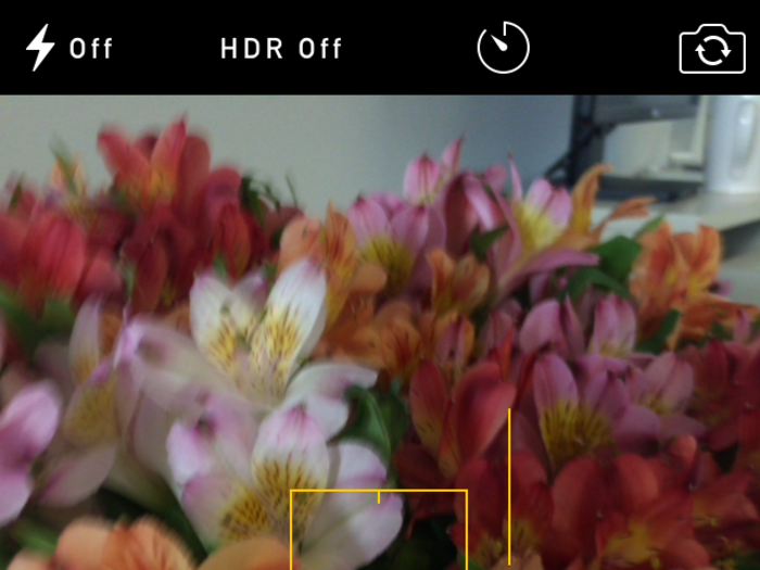 6. If all that seems too complicated, experiment with exposure control in the camera app.