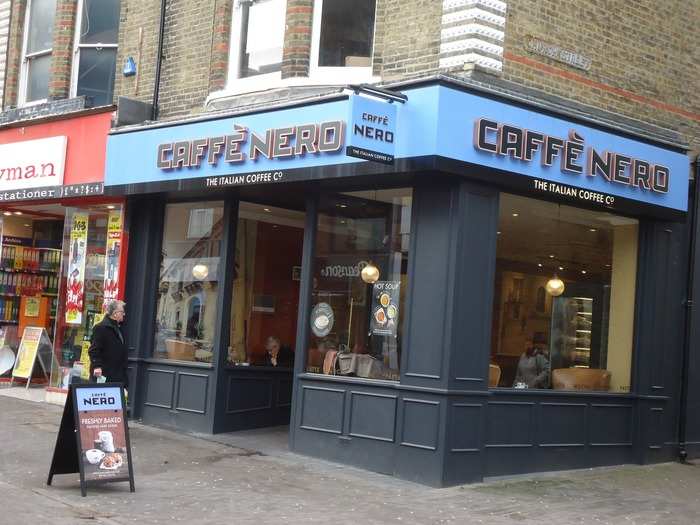 11. (joint) Caffe Nero — £8 per hour — this coffee house beats its other major competitors in terms of staff pay, and it