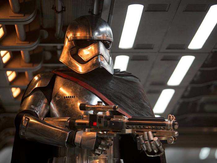 The Stormtroopers will be led by a chrome trooper called Captain Phasma (Gwendoline Christie).