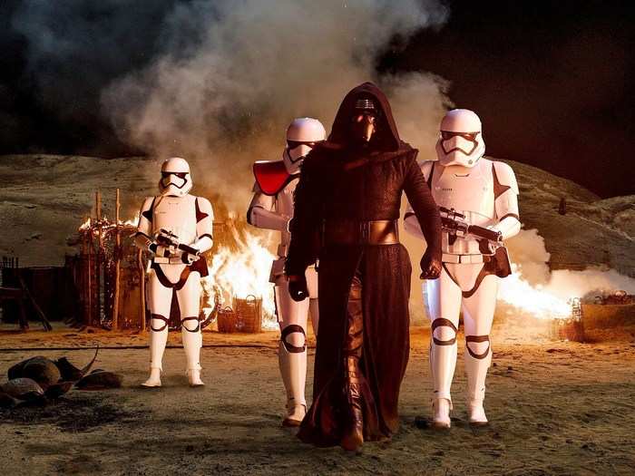 It looks like some will also be taking orders from the villainous Kylo Ren (Adam Driver).