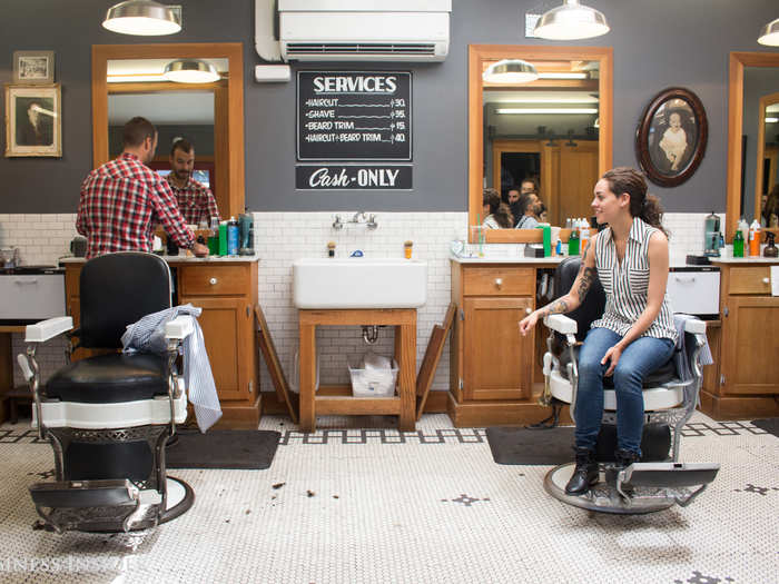 Lastly, I popped my head into Temescal Alley Barber Shop, one of the original vendors to move into the alley after its transformation. Tattooed barbers with rolled flannel sleeves combed, cut, and buzzed customers with classic flair.