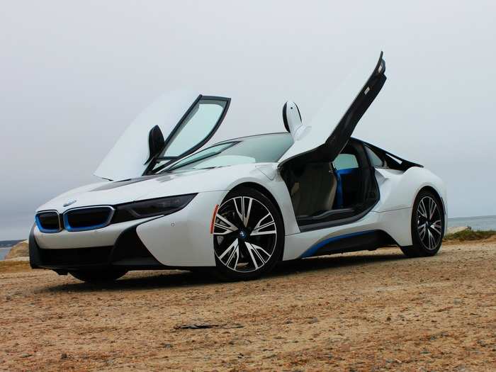 The i3 has a much more exotic sibling, the i8 supercar.