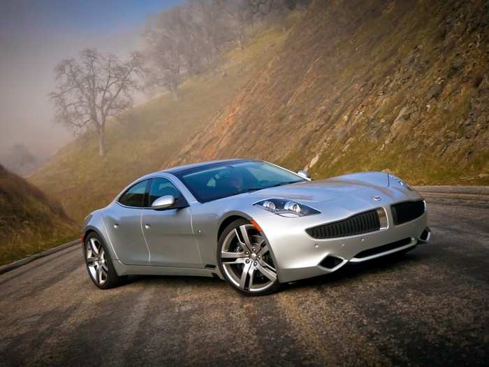 And also the Fisker Karma. Fisker, like CODA, went bankrupt. But wow, what a hot looking car!