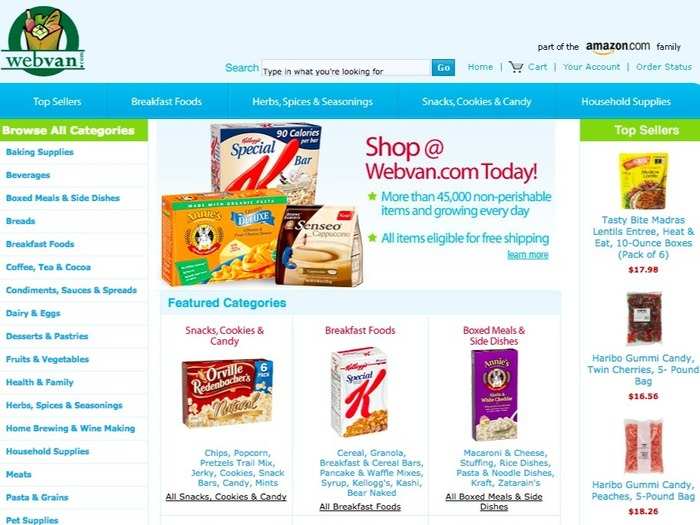 10. Webvan was the Instacart of the 90s