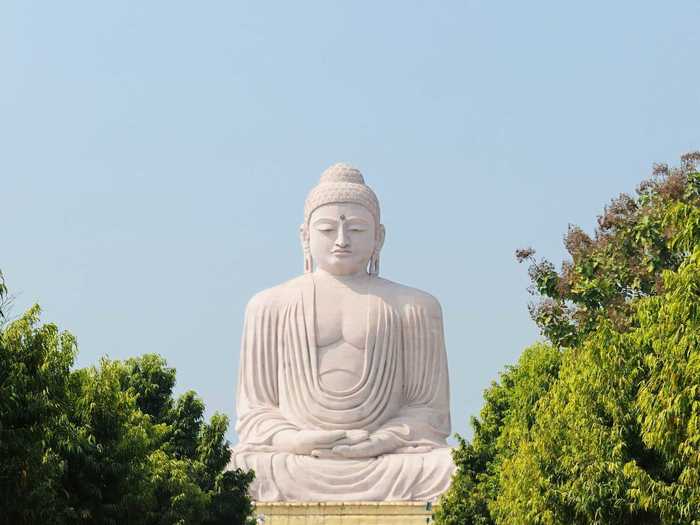 Buddhists believe that Bodhgaya, in northeastern India, is where the founder of the faith reached enlightenment. Today it
