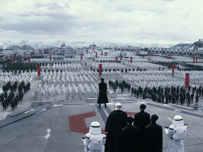 As Iger said, the one will be a battle between the First Order group and the Resistance.