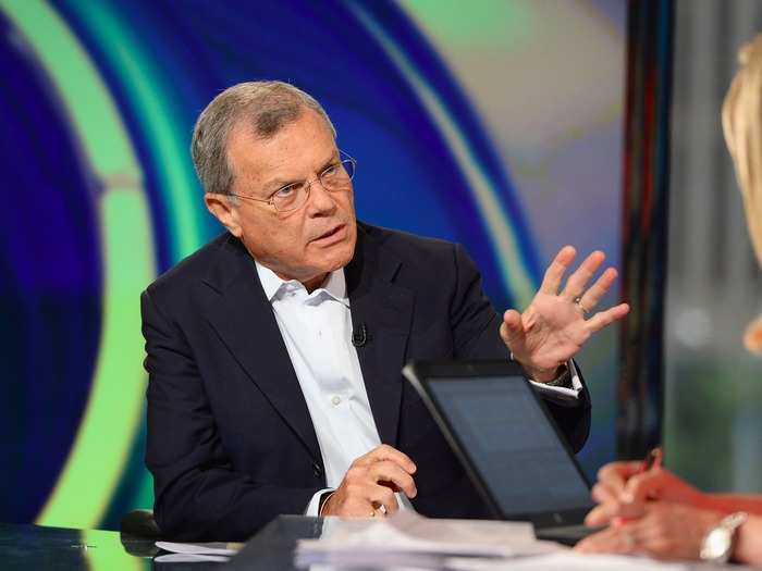 1. Sir Martin Sorrell — £42.98 million ($71.19 million) - the WPP chief not only keeps his top spot, but took home more than twice as much as his nearest rival last year, up 44% from 2013.