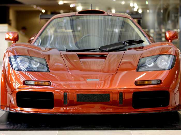 But more people wanted the LM cars than the company originally intended to build. So McLaren took some of the 64 standard F1 road cars and upgraded them to "LM" specifications. The car auctioned off at Pebble Beach is one of the upgraded cars.