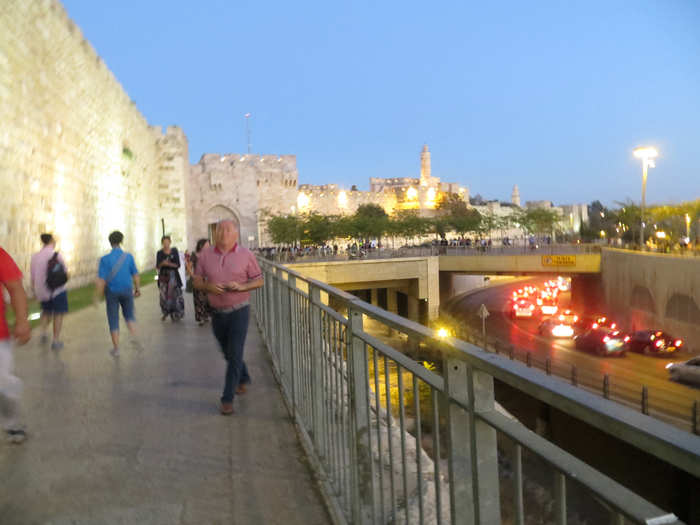 This Israeli weekend is Friday and Saturday, coinciding with the Muslim Sabbath on Friday and the Jewish Sabbath on Saturday. And that means Thursday night is the party night in Jerusalem.