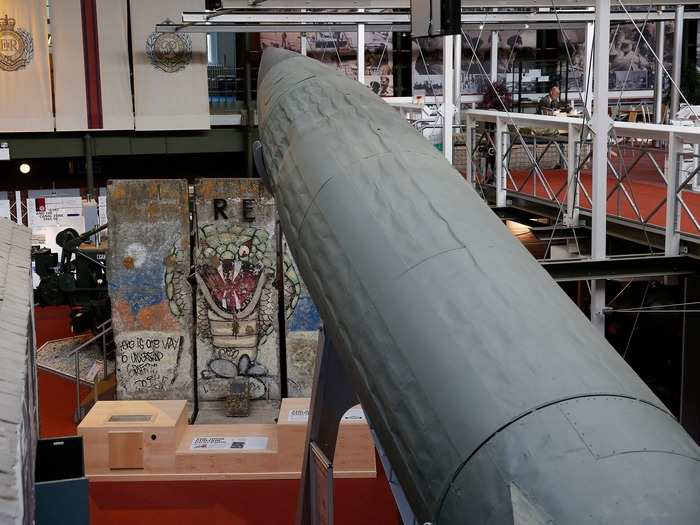 The Royal Engineers Museum, in Gillingham, England, also holds a portion of the Berlin Wall.