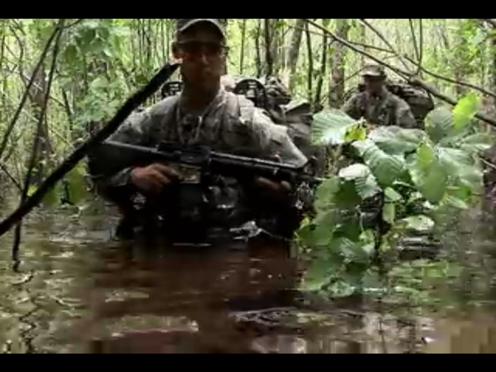 This phase develops skills necessary to survive in rain forests and swamps, in part by teaching soldiers how to deal with reptiles and identify venomous snakes.