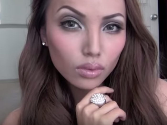 Her first video that she said really made her channel take off came in 2011. “My first big video was an Angelina Jolie transformation,”  she told Tech Insider. “Seeing a normal Asian girl change her face to look like a popular Caucasian actress — they thought it was some sort of sorcery.”