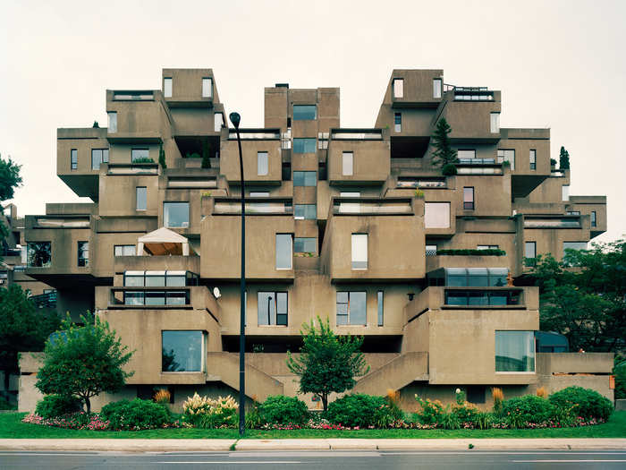 Also from the "Man and his World" exhibit, the famed Habitat 67 is one of Doskow