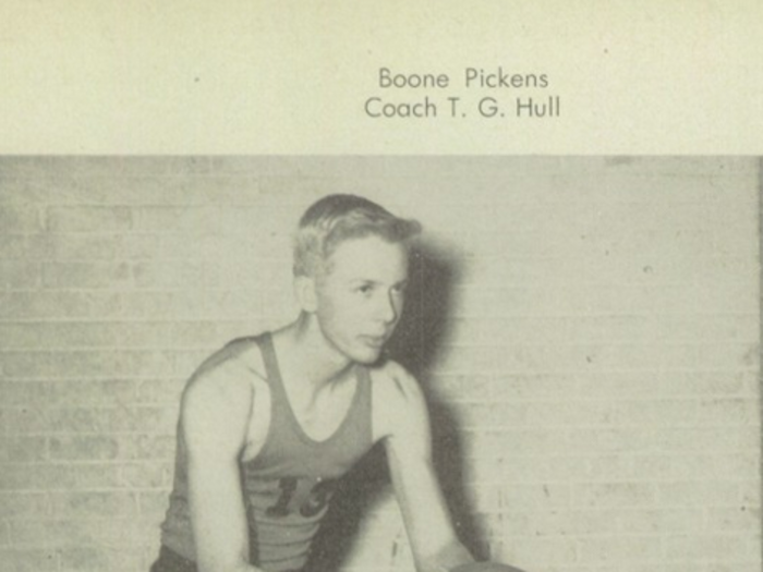 Energy tycoon T. Boone Pickens played basketball at Amarillo High School in the 1940s.