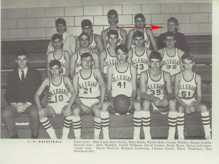 That is hedge fund manager Stan Druckenmiller during his freshman year at the Collegiate School, in Richmond, Virginia. He was the J.V. basketball team