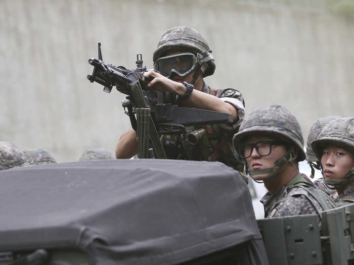 South Korea insists that these routine exercises and the use of heavy weaponry are purely defensive, and essential to preparing to counter national security threats.