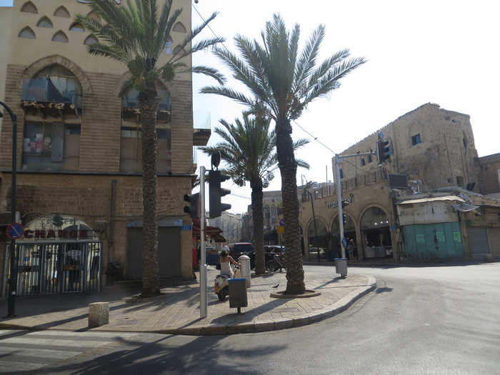 Jaffa is bigger than the walled-city area. It started life as a port and today includes many streets, everything from flea-market shops to custom-made perfumes.