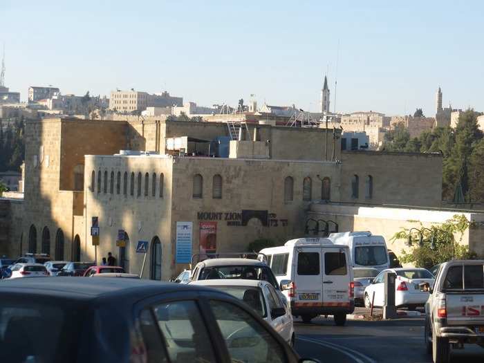 My tour cost about $100 plus $12 for lunch. It started off in Jerusalem. Jerusalem is a big, modern city where many buildings are made out of stone so they look ancient.