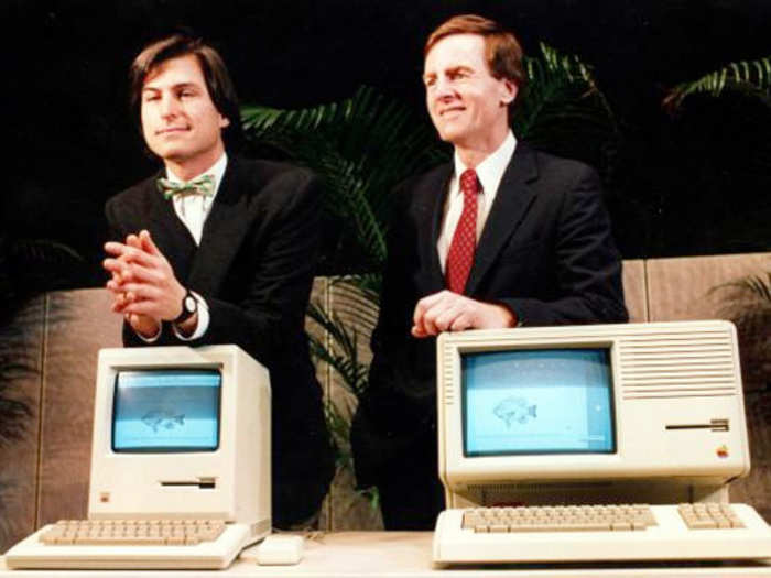 Around the time of the launch of the first Macintosh in 1983, Apple got a new CEO in the form of John Sculley.