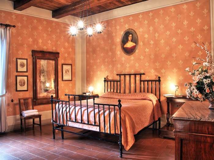 4. Castello di Petroia dates back to the 12th century and features 13 rooms built inside the original castle walls. The birthplace of a former Duke of Urbino, here you