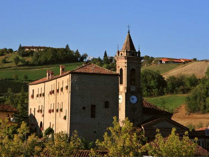 3. Hotel Castello di Sinio was built by Marchesi Del Carretto in 1142, making it one of the oldest castles in the Barolo wine zone. Located in Sinio, Italy, it offer nine suites and five rooms appointed with original stone walls, terra-cotta tile floors, and chestnut timbers and ceilings. Décor dates back nearly 600 years.